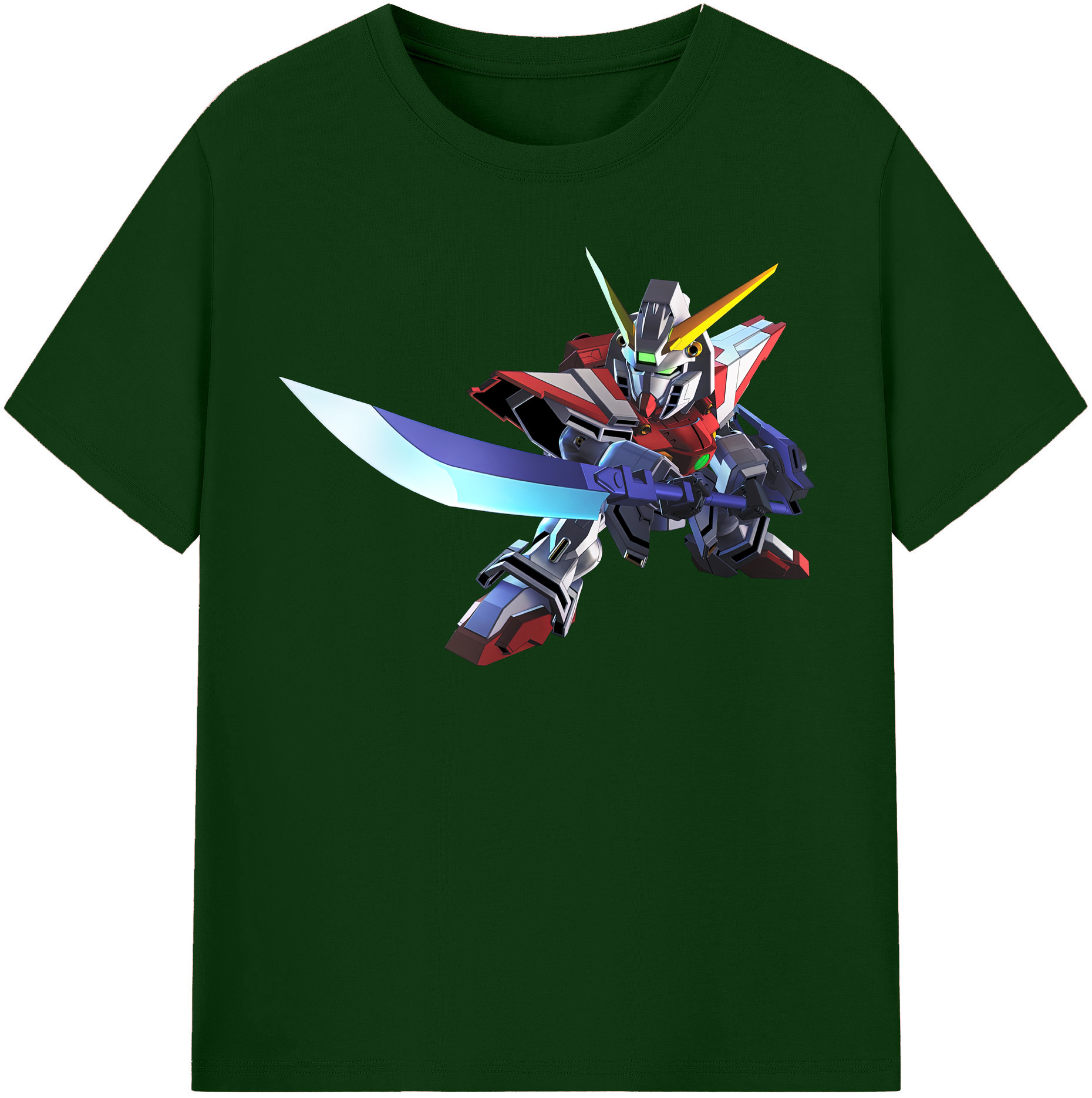 （画像用） 機動戦士ガンダム Mobile Suit Gundam 綿100％半袖Tシャツ（フロントプリント）